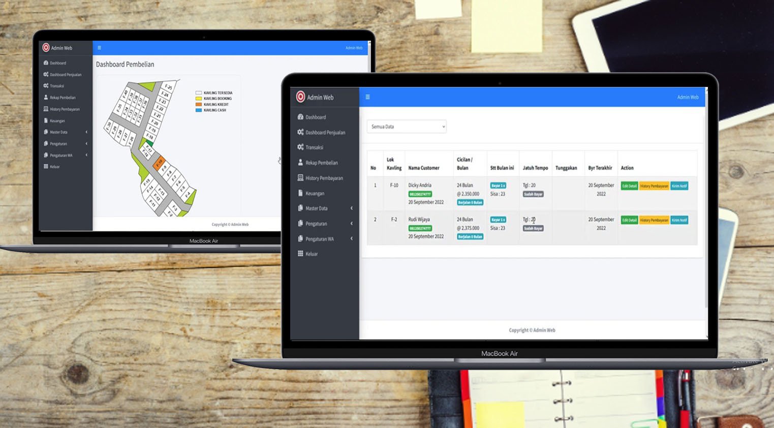 Software Keuangan dan Kredit Tanah